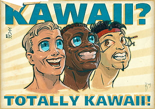 three men poster, artwork