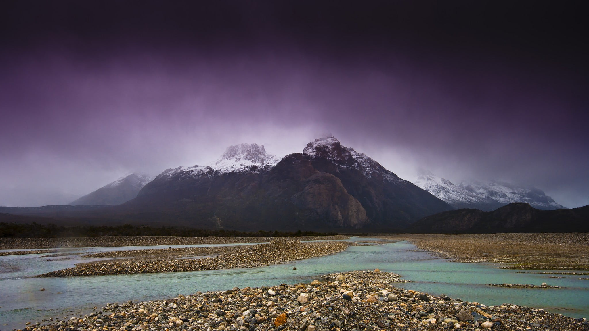 brown mountain, landscape, nature, photography, clouds