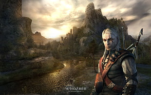 Wiedzmin wallpaper, The Witcher, video games