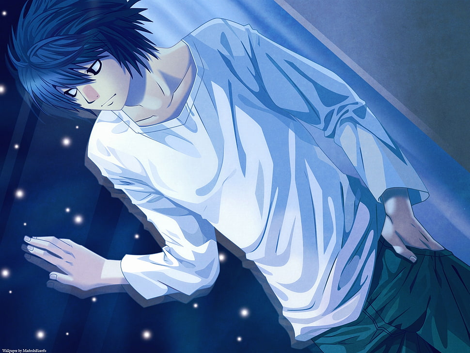 L fromt Death Note HD wallpaper