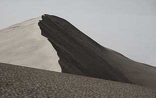 gray mountain, photography, nature, landscape, desert