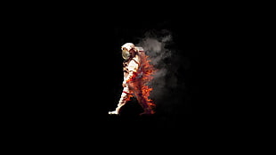 astronaut walk HD wallpaper
