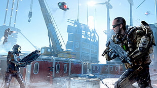 game wallpaper, Call of Duty: Advanced Warfare, artwork, video games, Call of Duty
