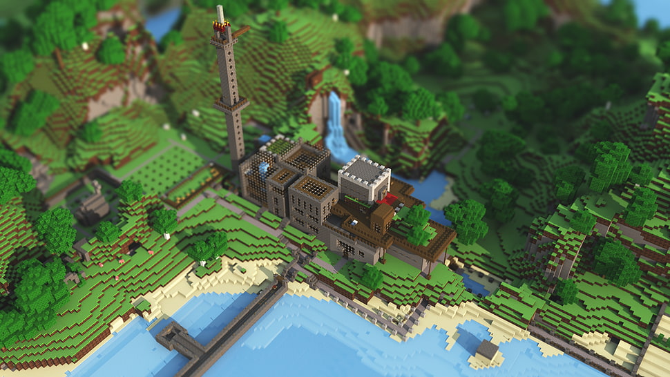 minecraft map HD wallpaper