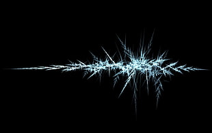 white spark digital wallpaper, abstract, minimalism, simple background, shapes