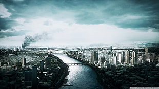 high-rise buildings, city HD wallpaper