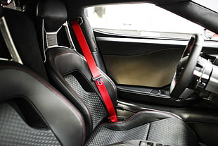 black car interior view