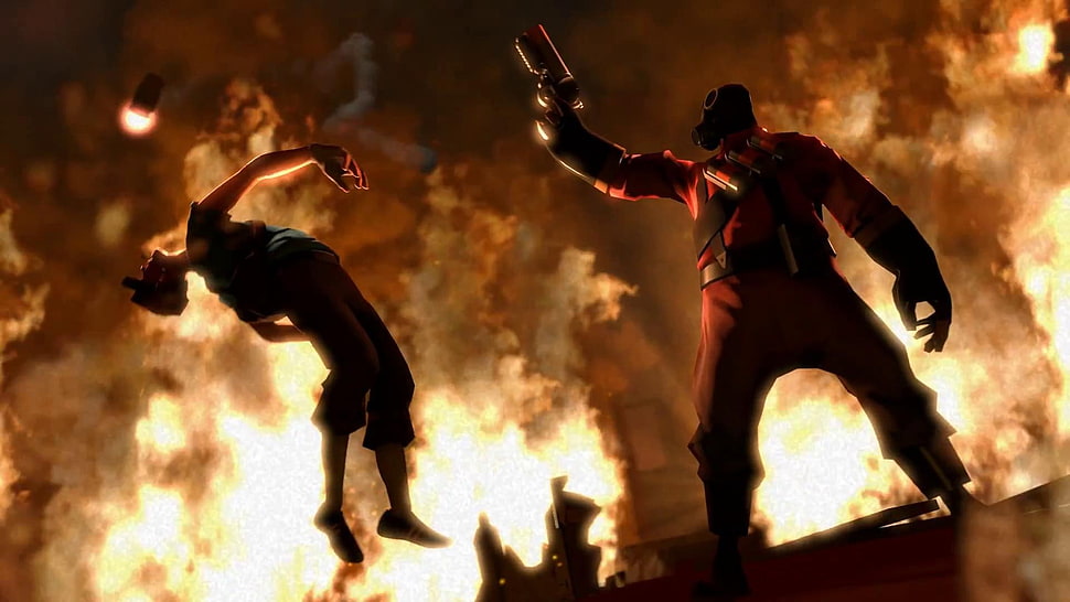 game characters wallpaper, Team Fortress 2 HD wallpaper