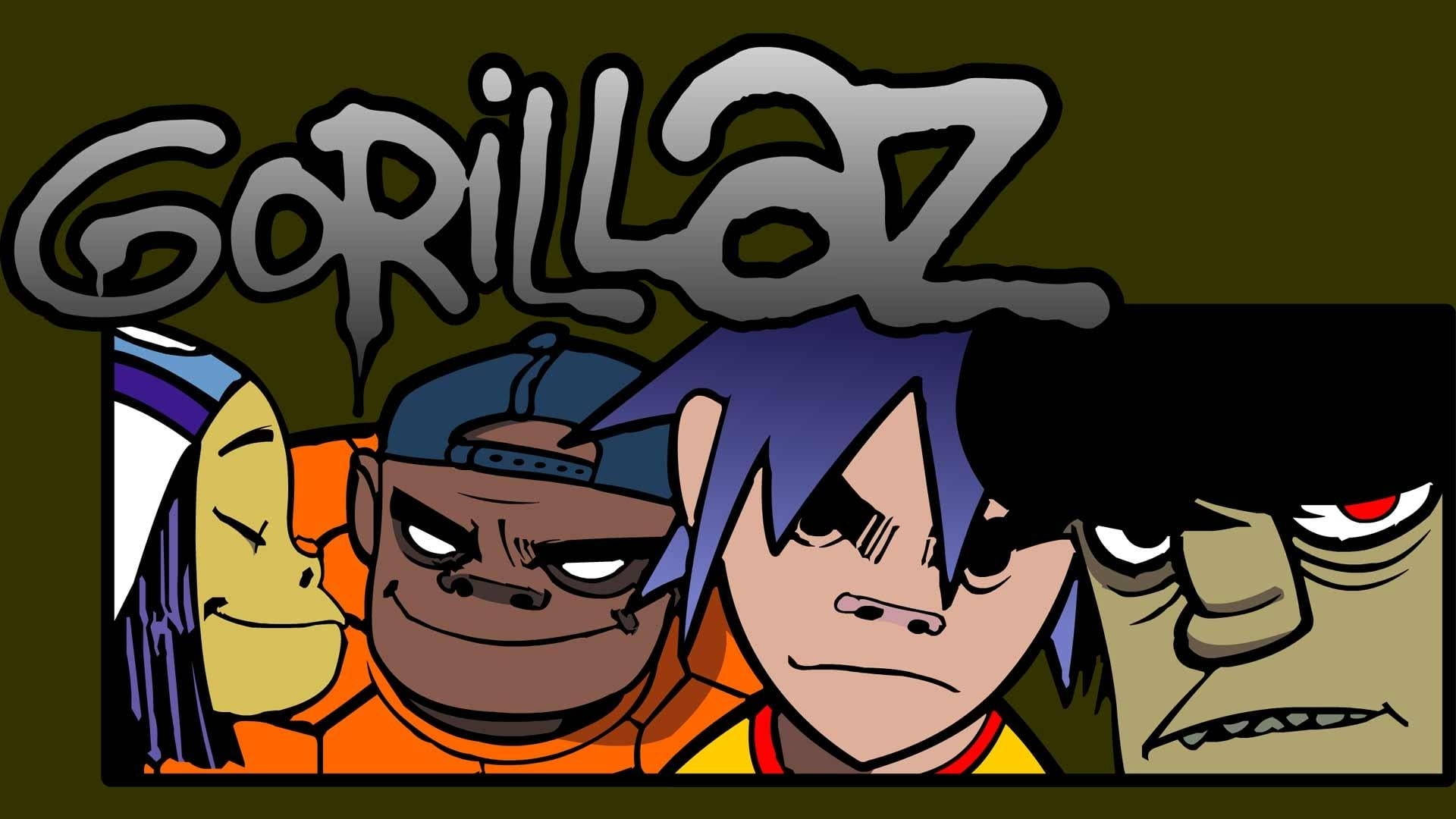 New Gold pic as a wallpaper  rgorillaz