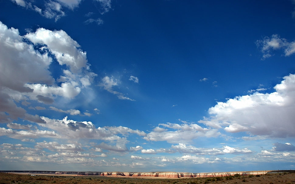 time lapse photography of clouds HD wallpaper