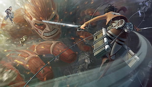 Attack on Titan 3D wallpaper