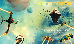Gameinformer illustration, No Man's Sky, space HD wallpaper