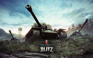 World of tanks blitz illustration HD wallpaper