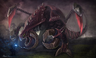 red dragon digital wallpaper, League of Legends, Cho'Gath