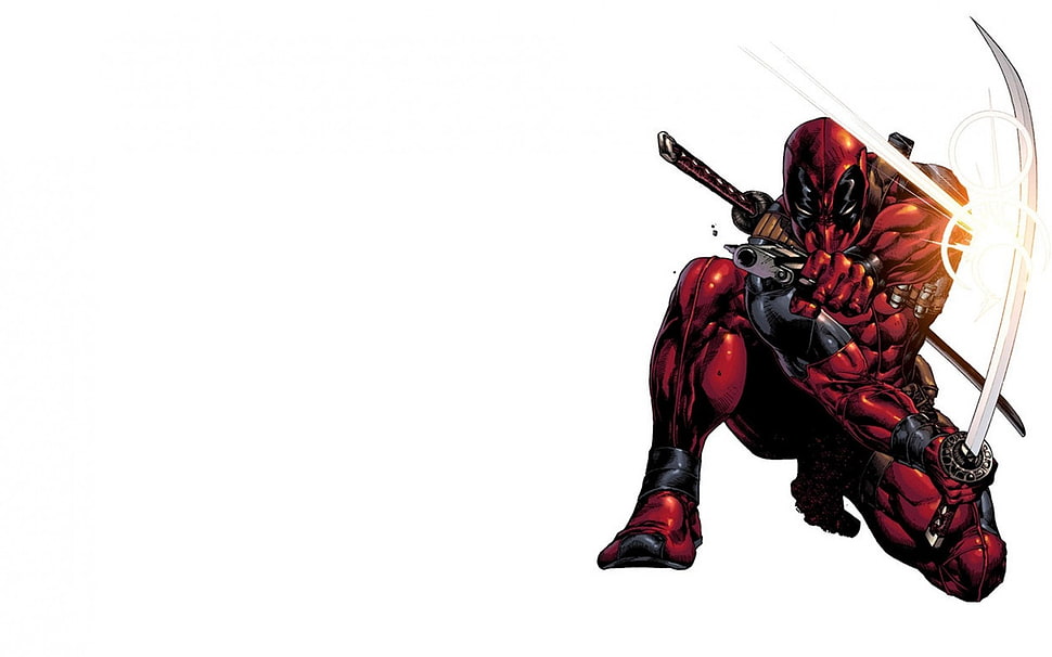 Deadpool illustration HD wallpaper
