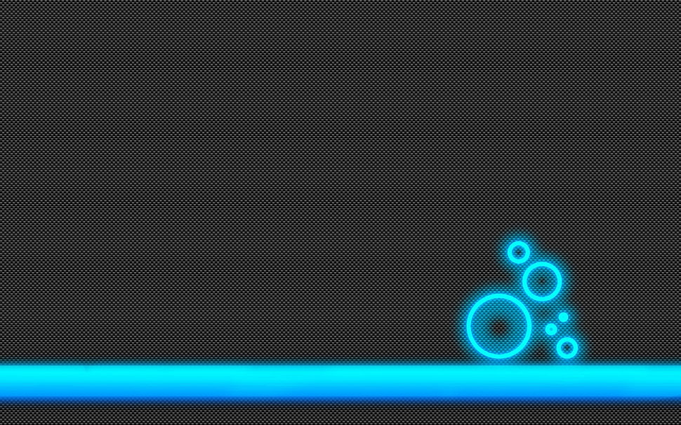 blue digital wallpaper HD wallpaper