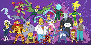 The SImpsons poster HD wallpaper