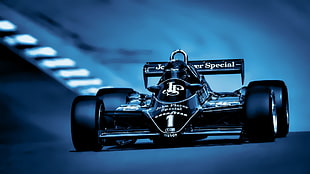 black Formula 1 car, Formula 1, car, Lotus HD wallpaper
