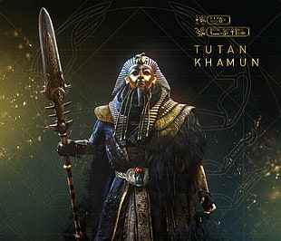 Tutan Khamun poster, Assassin's Creed: Origins, Tutankhamun, The Curse of the Pharaohs HD wallpaper