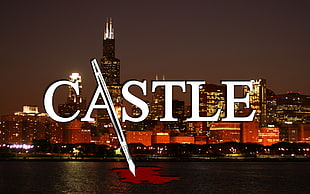 city buildings with City text overlay, Castle (TV series)