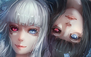 two doll collection, anime, Tokyo Ghoul, heterochromia HD wallpaper