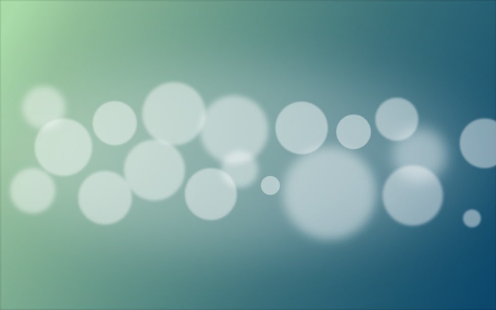 blue and white bokeh digital wallpaper, abstract, bokeh HD wallpaper