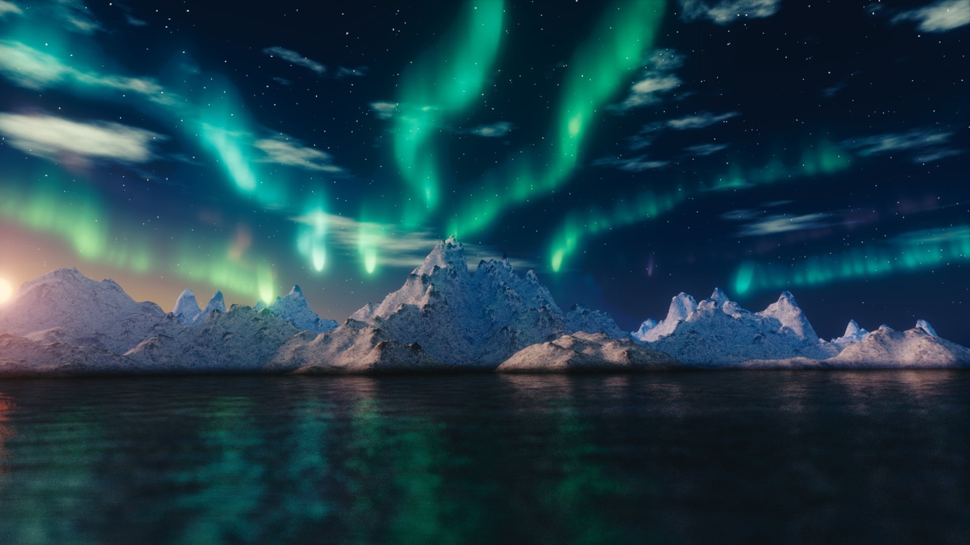 Transplant pegs mærke Landscape photography of glacier with northern lights HD wallpaper |  Wallpaper Flare