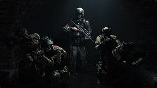 soldiers with rifle digital wallpaper, Death Stranding, Mads Mikkelsen, Hideo Kojima, Kojima Productions