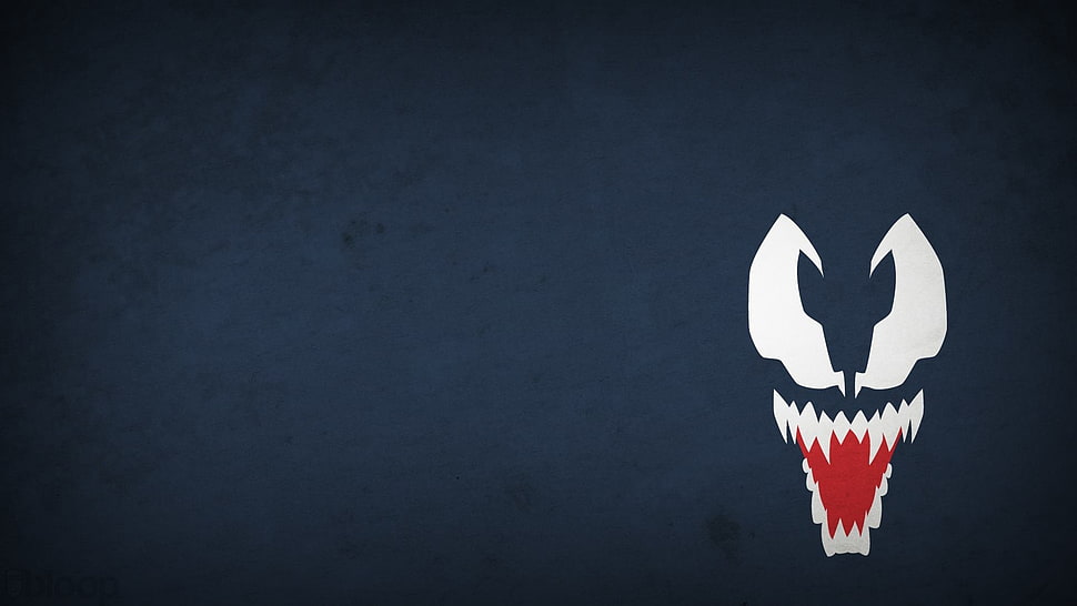 Marvel Venom wallpaper, minimalism, Venom HD wallpaper