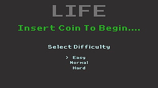 Life game application screenshot, video games, humor, life, 8-bit HD wallpaper