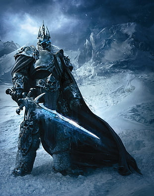 knight painting, World of Warcraft: Wrath of the Lich King, World of Warcraft, Arthas HD wallpaper