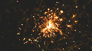 Bengal fire,  Sparks,  Glitter HD wallpaper