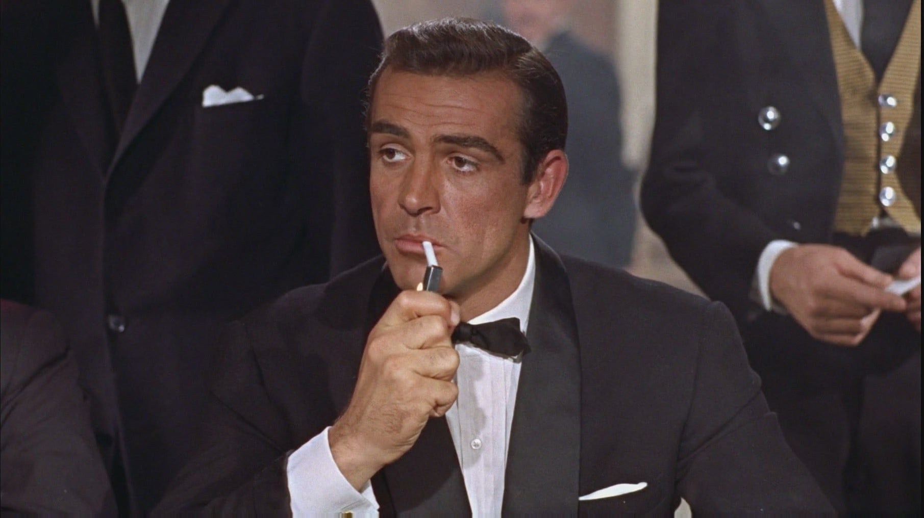 Men's black shawl lapel tuxedo, James Bond, Sean Connery, movies HD ...