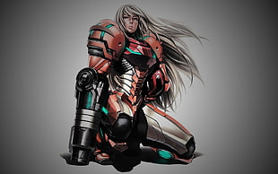 female character wallpaper, Samus Aran, Metroid