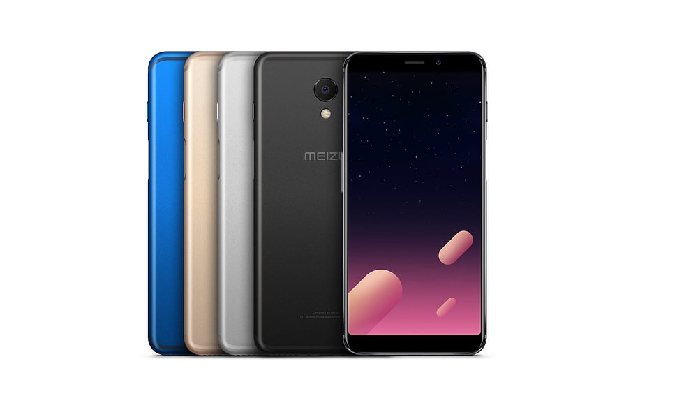 five assorted-color Meizu Android smartphones HD wallpaper