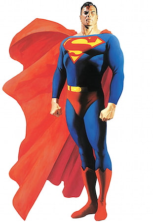 DC superman illustration HD wallpaper