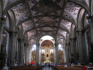 interior view of Cathedral HD wallpaper