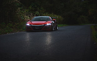red sports coupe, Speedhunters, car, vehicle, Honda