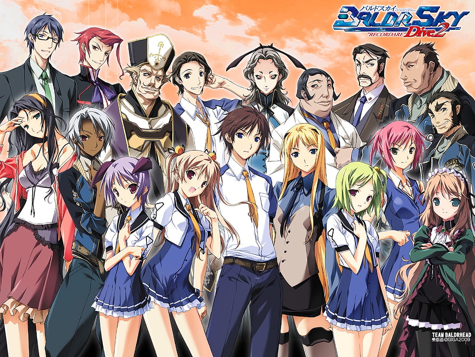 anime characters illustration HD wallpaper