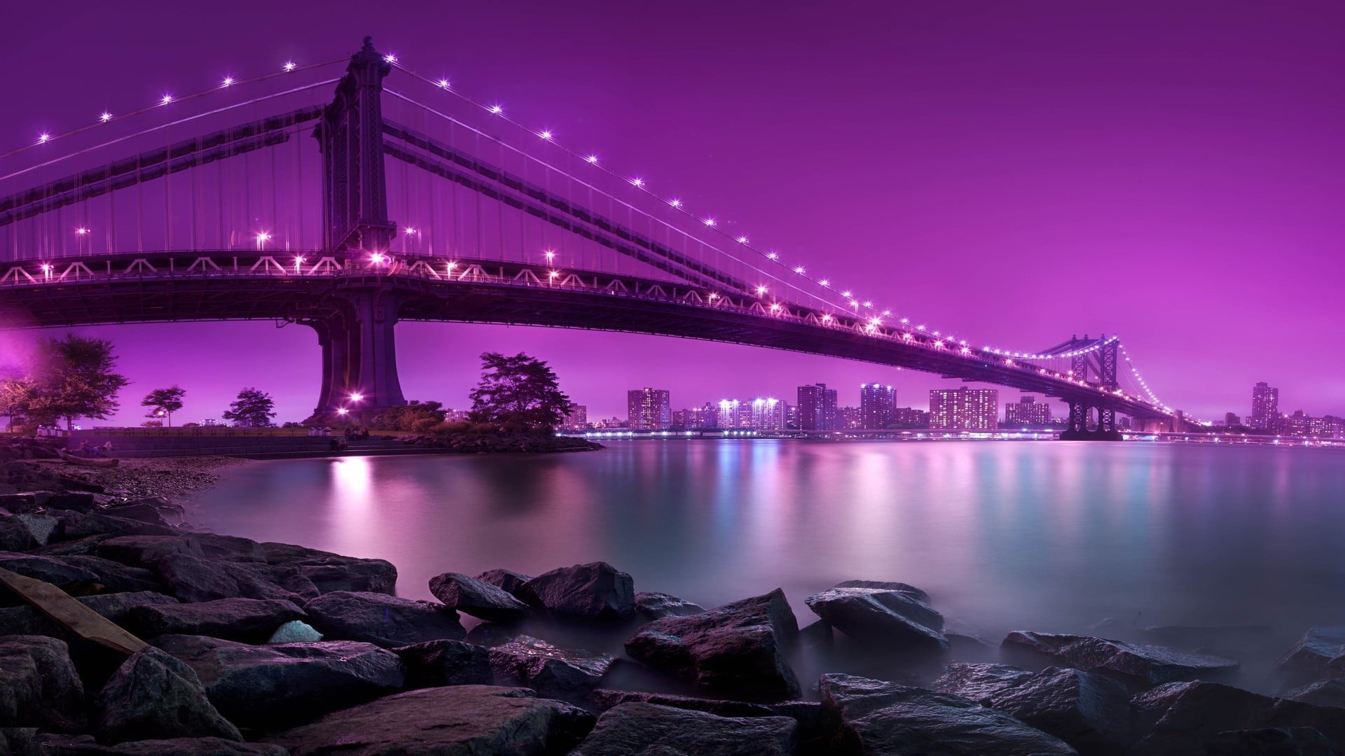 Brooklyn Bridge, New York, cityscape, bridge HD wallpaper | Wallpaper Flare