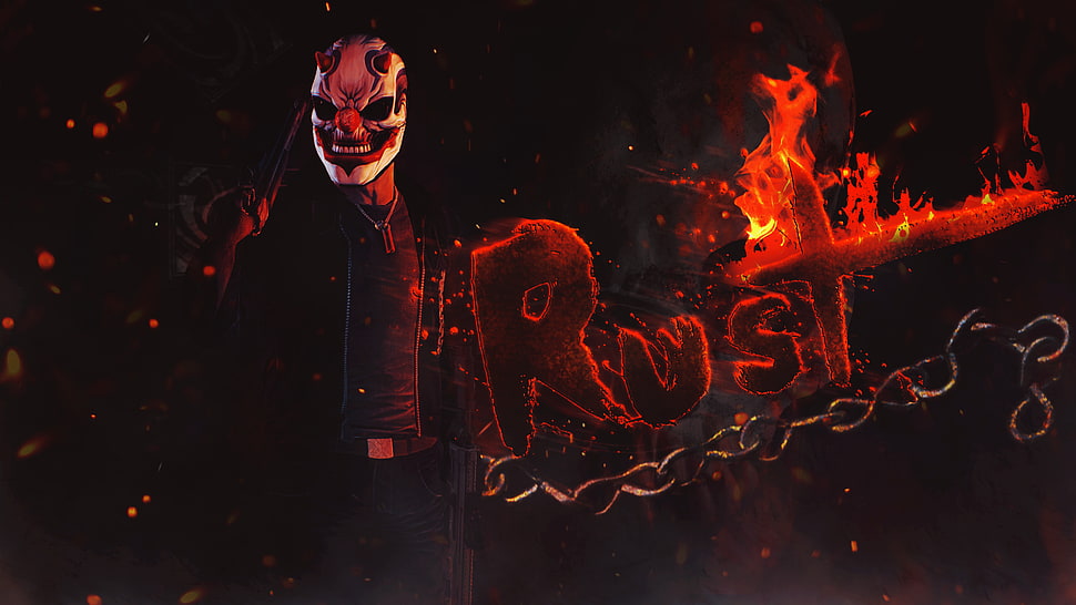 Rust wallpaper, Payday 2 HD wallpaper