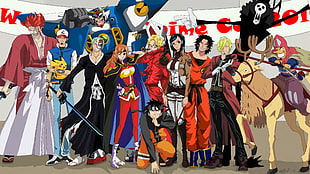 assorted anime characters poster, cosplay, One Piece