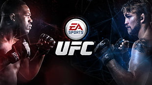 EA Sport UFV digital wallpaper, EA Sports UFC, UFC, Jon Jones, Alexander Gustafsson HD wallpaper