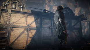 men's black coat, Jacob, Jacob Frye, Assasin's Creed Syndicate HD wallpaper
