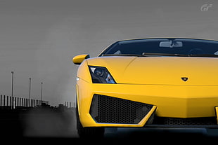 yellow Lamborghini car, Lamborghini, Lamborghini Gallardo HD wallpaper