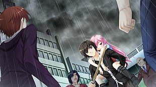 Anime Characters Scene HD wallpaper