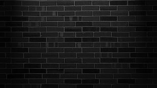 gray brick wall HD wallpaper