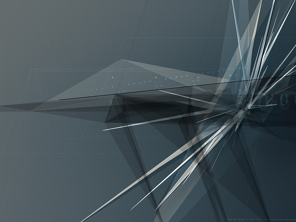 grayscale photo of mirror HD wallpaper