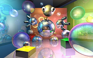 multicolor bubble illustration
