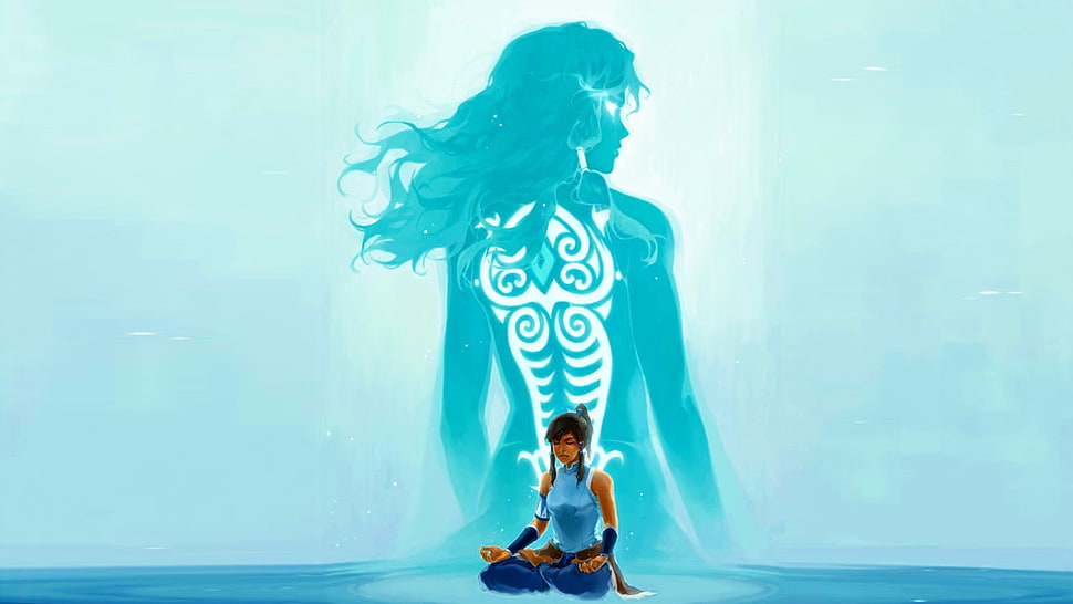 Avatar Water Bender graphic, The Legend of Korra, Korra HD wallpaper